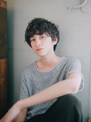 ショート パーマ メンズ 髪質改善美容室bokuno町田店所属・メンズ&髪質改善縮毛 矯正【平山🔥拓哉】のヘアスタイル