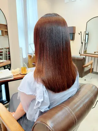ミディアム ニコヘアープラス所属・森田 朝子のヘアスタイル