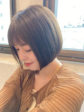 ショート カラー Loom .by Sea  ルームバイシー所属・レイヤー/前髪/ 韓国/CHIHIROのヘアスタイル