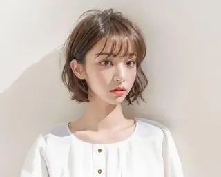 ショート パーマ カラー 🌿アロマヘアルーム 新宿店✂︎のヘアスタイル