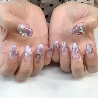 ネイル 💎🐰 saki. m 🐰💎のネイルデザイン