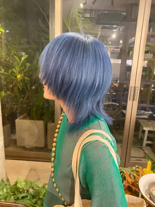 カラー 植田 瑠菜のヘアスタイル