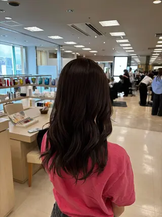 ミディアム 推し活/韓国/ブリー チカラーminamiのヘアスタイル