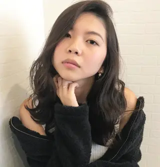 セミロング カラー ヘアアレンジ BANK'S hair所属・💐ケラチン 髪質改善寺坂雄飛💐のヘアスタイル