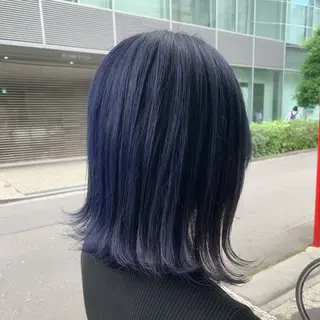 セミロング カラー オリーブ/ 透明感カラー/れいあのヘアスタイル