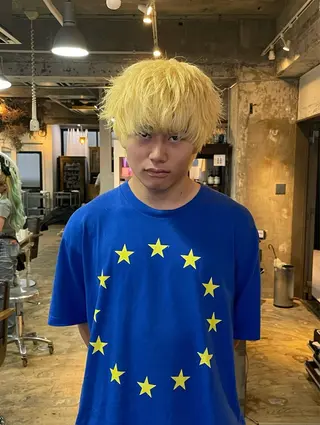 ショート カラー 青木 拓充のヘアスタイル