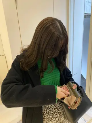 セミロング カラー Parve Mix /頓宮 稚愛🤍のヘアスタイル