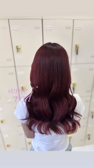 セミロング Hina🎀♡ 暖色/縮毛のヘアスタイル