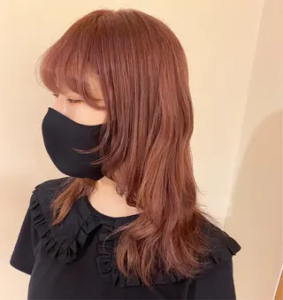 ミディアム カラー コマツリサ ROCCO eastのヘアスタイル