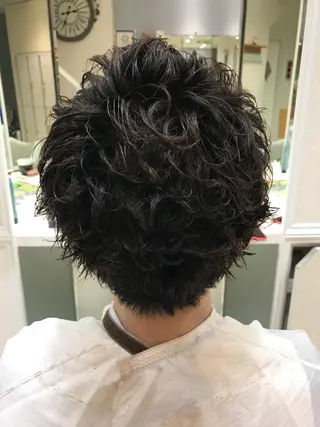 ショート パーマ メンズ 【店長】石川 【メンズ特化】のヘアスタイル