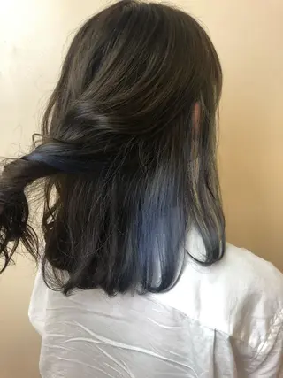 ミディアム カラー 長瀬 燎哉のヘアスタイル