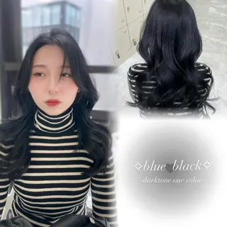 セミロング MOE 福岡韓国ヘア✧︎のヘアスタイル