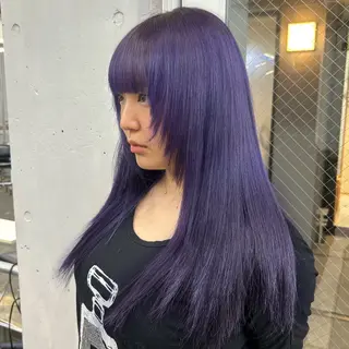 ミディアム カラー ✨うる艶/ブリーチ✨ 𝓡𝒖𝓷𝐚💋のヘアスタイル