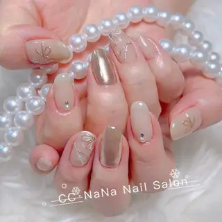 ネイル 💎CC・NaNa 韓国風ネイル🌙Cのネイルデザイン
