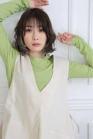 ミディアム hair make powder 薮本のヘアスタイル