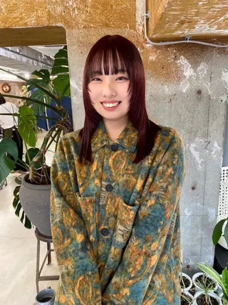 ミディアム カラー GATTACA所属・KEI gattacaのヘアスタイル