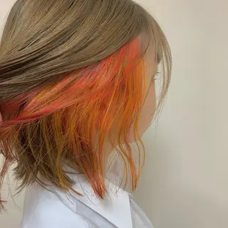 ショート カラー 透明感/韓国風 🇰🇷RYUKIのヘアスタイル