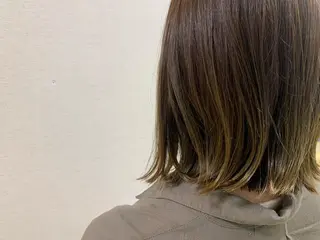 ミディアム カラー 高橋友里亜 /フリーランスのヘアスタイル