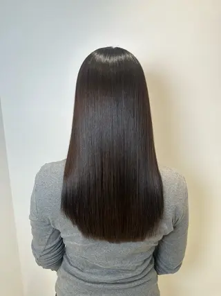 ロング パーマ 髪質改善/縮毛矯正 /ブリーチ矯正/岡部のヘアスタイル