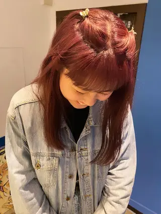 セミロング カラー ヘアアレンジ メンズ キッズ ネイル マツエク・マツパ アイブロウ 広島/ボブ/レイヤー 🌿‬wakabaのヘアスタイル