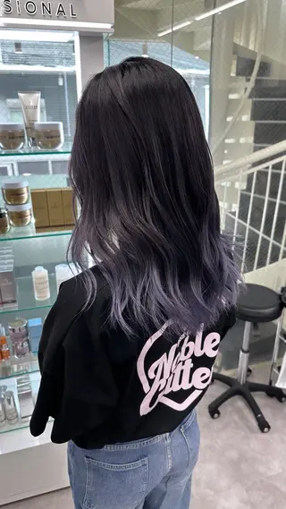 ミディアム カラー ヘアアレンジ 久米 治仁のヘアスタイル