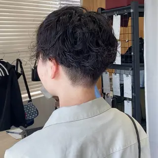ミディアム パーマ clan en所属・clan .のヘアスタイル