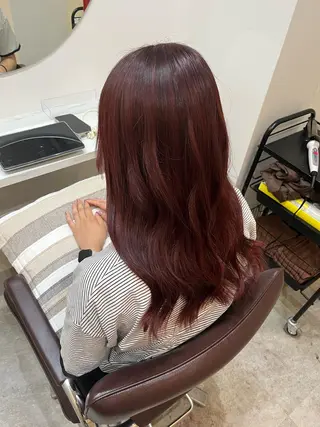 セミロング カラー 【髪質改善　艶髪】 布川　莉穂のヘアスタイル