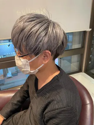 ミディアム カラー メンズ 辻堂メンズ特化 YU-YAのヘアスタイル