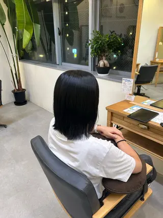 ミディアム 村上 一葉のヘアスタイル