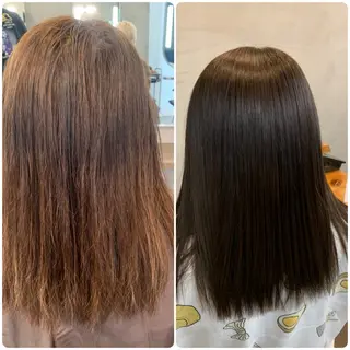 ミディアム 🍎縮毛矯正特化🍎 にしごおりのヘアスタイル