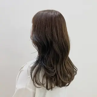 ロング カラー ヘアアレンジ キヨミ 韓国レイヤーカットのヘアスタイル
