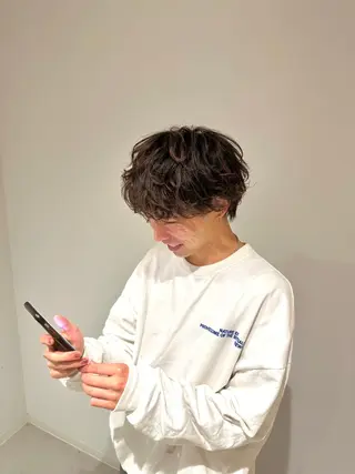 パーマ メンズ メンズパーマ達人/ フェード/イツキのヘアスタイル