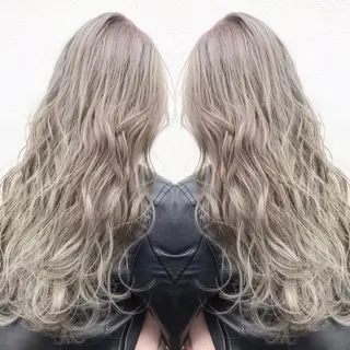 ロング ならざきつぐみ /天王寺/ハイトーンのヘアスタイル