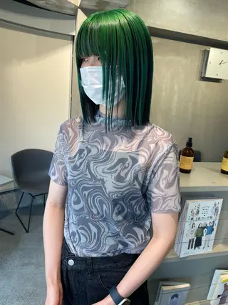 カラー レイヤーパーマ🪐 伽羅のヘアスタイル