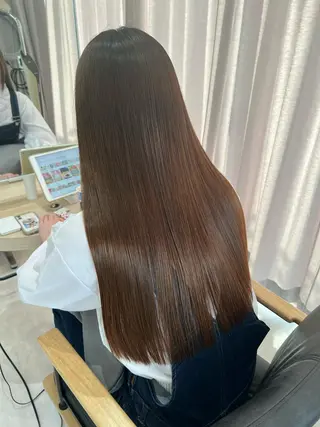 ロング 韓国ヘア🩶侑矢 艶髪透明感/福岡のヘアスタイル