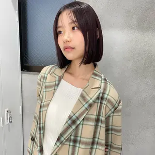 ショート カラー ハイトーン/ボブ /HBL/AYUNAのヘアスタイル