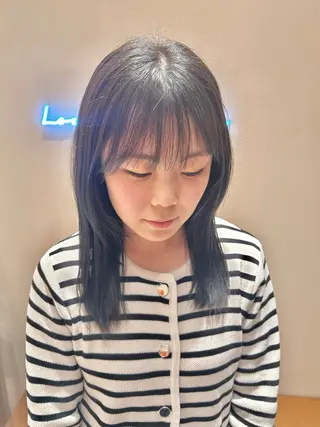 カラー 暖色カラ-ෆ˚顔周り 🎀ོ白岩亜実🎀ོのヘアスタイル