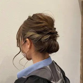 セミロング 🫧艶髪/ブリーチ 🐳honami🫧のヘアスタイル