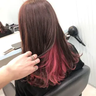 ロング カラー ♡透け感カラー 大賀哲平♡のヘアスタイル