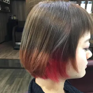 ショート カラー embrace エンブレイスのヘアスタイル