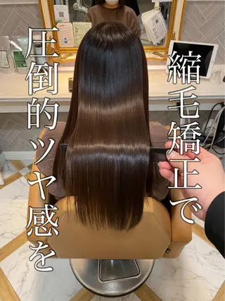 ロング カラー 💎巻ける縮毛矯正/ 艶髪💎石渕智也のヘアスタイル