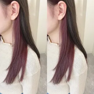 セミロング H所属・H (エイチ) 烏丸御池店のヘアスタイル