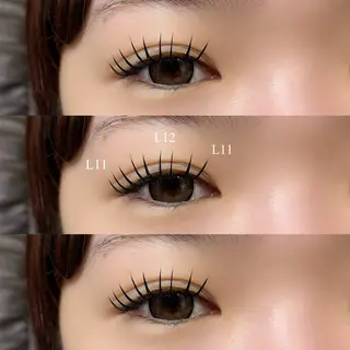 マツエク・マツパ MAQUM𖤐 Satsumiのマツエク・マツパデザイン