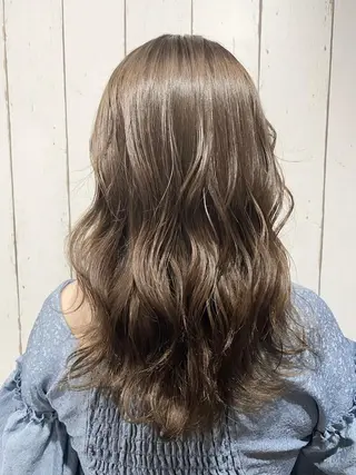 ミディアム カラー パーマ ヘアアレンジ RecheRche【池袋】所属・👑指名率No.1 👑坂口飛翔のヘアスタイル