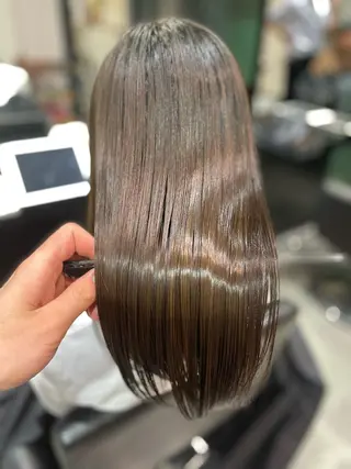 セミロング 美髪矯正 Rioのヘアスタイル