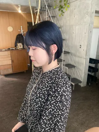 ショート カラー パーマ ヘアアレンジ メンズ キッズ ネイル マツエク・マツパ アイブロウ モリモト サナのヘアスタイル