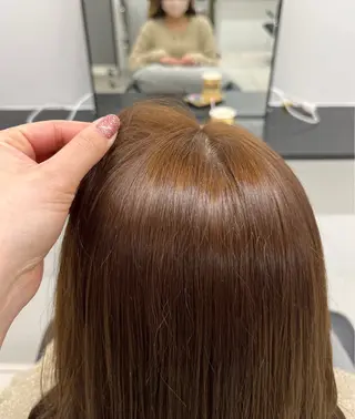 カラー ブリーチなしWカラー /アレンジ/ユウミのヘアスタイル