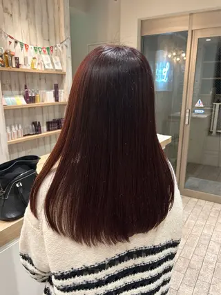 セミロング 森山 佳小里 /暖色カラーのヘアスタイル