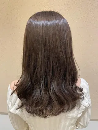 セミロング カラー シャドールーツ美容師 篠原康太のヘアスタイル