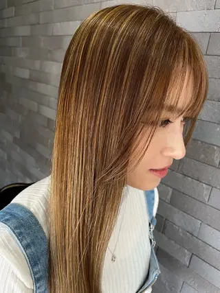 ロング カラー Asher所属・浜松街中/駐車場有 マンツーマン小畑翔平のヘアスタイル